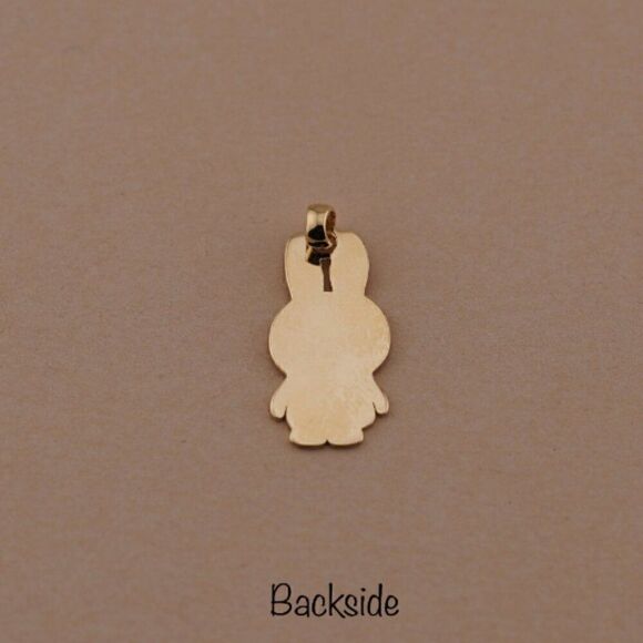14k Solid Gold Rabbit Charm | Everyday Jewelry | Fine Jewelry | - Picture 7 of 10